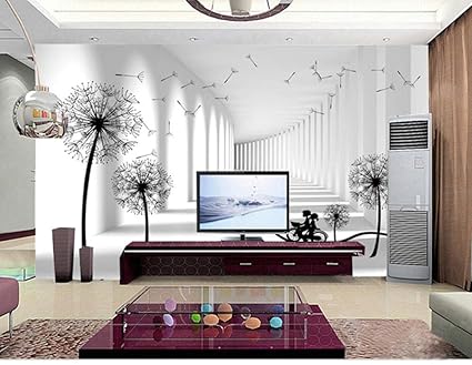 Whtyy Mattoni Bianchi Neri Glitter 3d Carta Da Parati