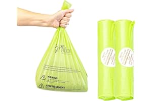 PetFusion Replacement Waste Bags Cat Litter Disposal & Outdoor Waste Disposal. Easily Holds 10+lbs. Durable Leakproof Dog Poop Bags