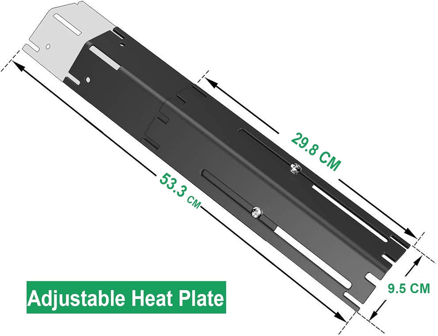 WELL GRILL Universal Barbecue Heat Plate, Flavorizer Bar BBQ Replacement Parts, Porcelain Steel Heat Shield - Image 4