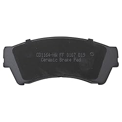 TRQ Front Brake Pads Ceramic Compatible with