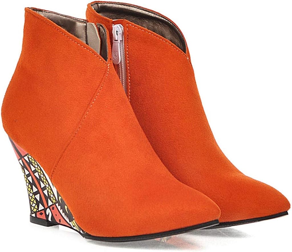 FRAUIT Scarpe Donna Eleganti Con Tacco Medio Stivali Ragazza Zeppa Esterna  Stivaletti Pelle Stivali Invernali A Punta Scarponcini Polacchine  Scamosciate Boots Borse urban-earth.co.uk