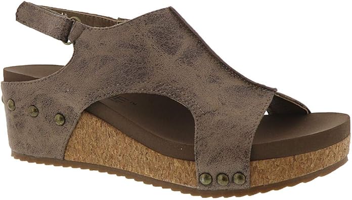 corkys volta wedge sandal