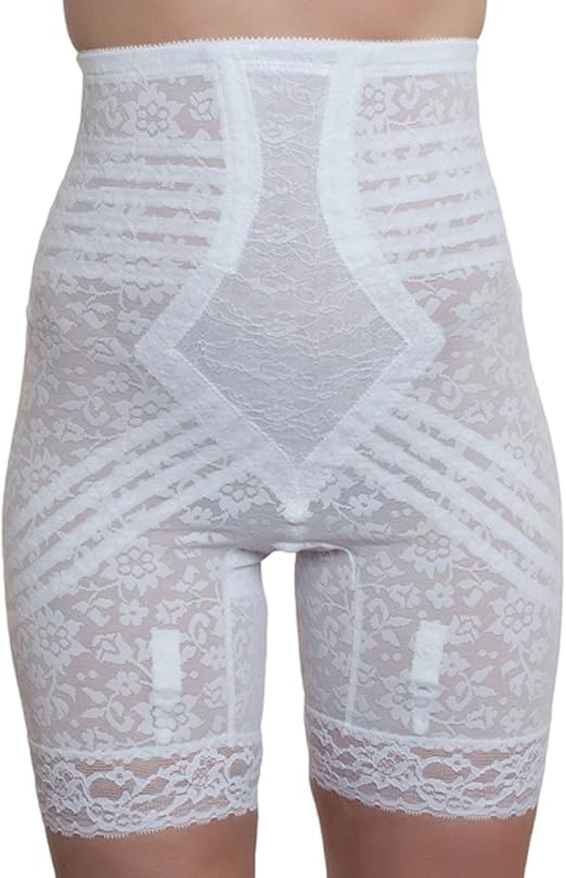 Rago Shapewear HighWaist Long Leg Pantie Girdle Style 6207 White