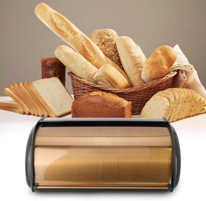 Caja de pan de contenedor de almacenamiento de cocina de gran capacidad