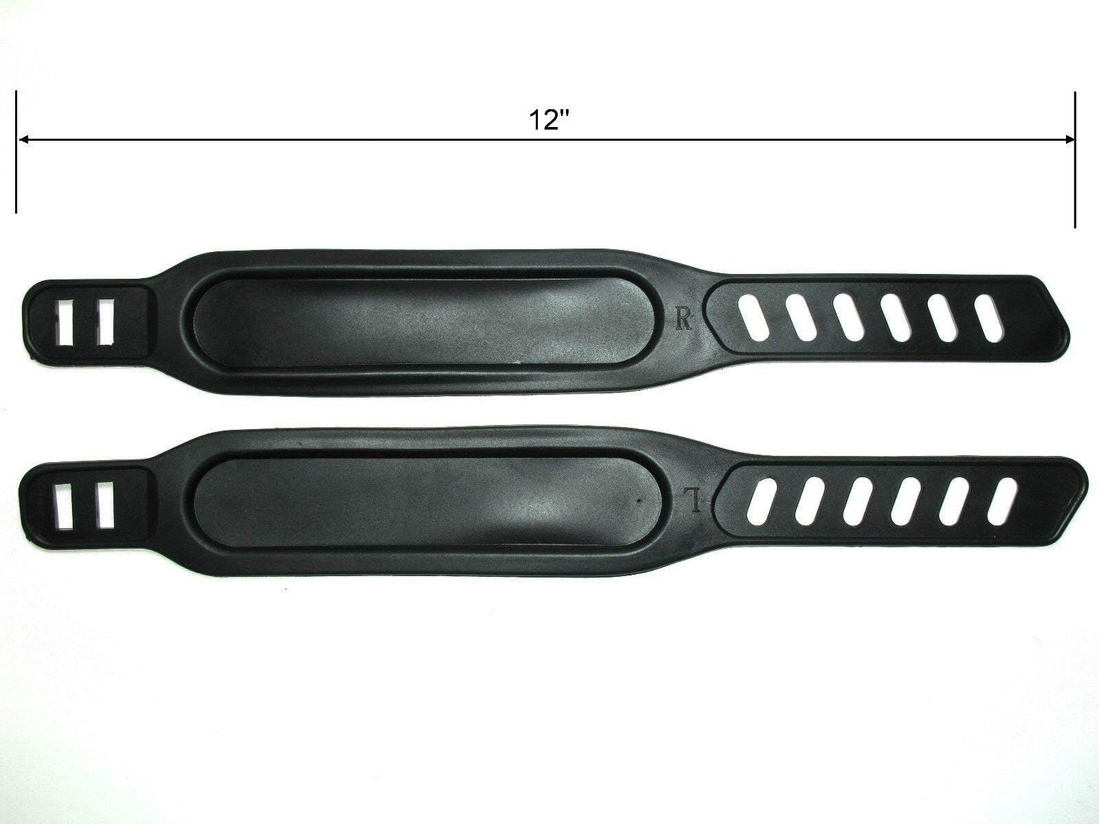 FidgetGear 1 Pair Generic Pedal Straps for Exercise Bike Stationary Fit Most Schwinn & More