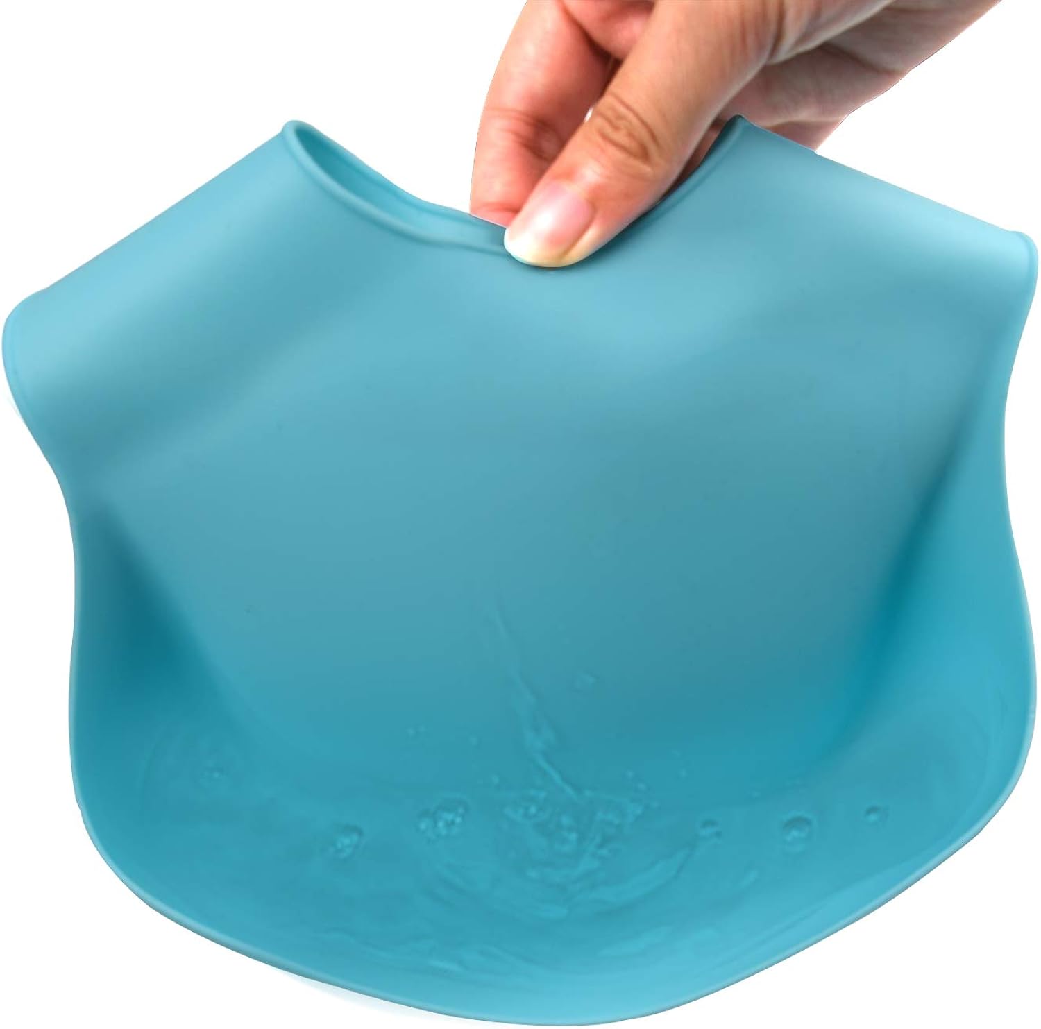 GODR7OY Unisex Kids Yy2023y Silicone Baby Bib, Blue Sky, 2 Count Pack of 1 UK, 2 Count (Pack of 1) - Image 5