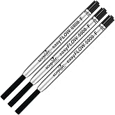 Imprinted Schmidt easyFLOW9000 Ballpoint Refill- Black Ink, Fine Tip 0.8mm - Pack of 3