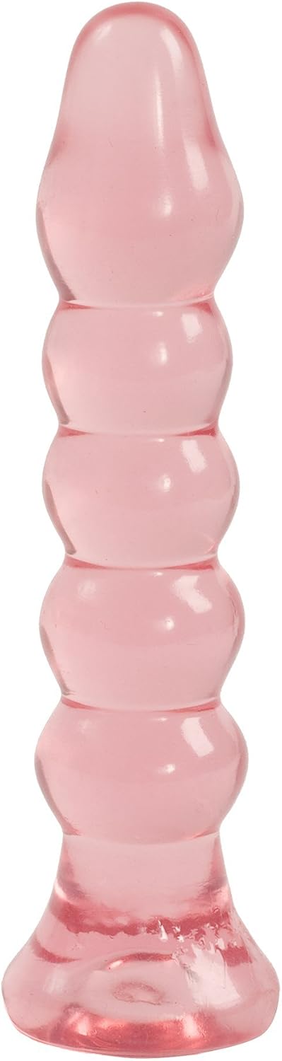 Doc Johnson Crystal Jellies Anal Dildos Pink One Size