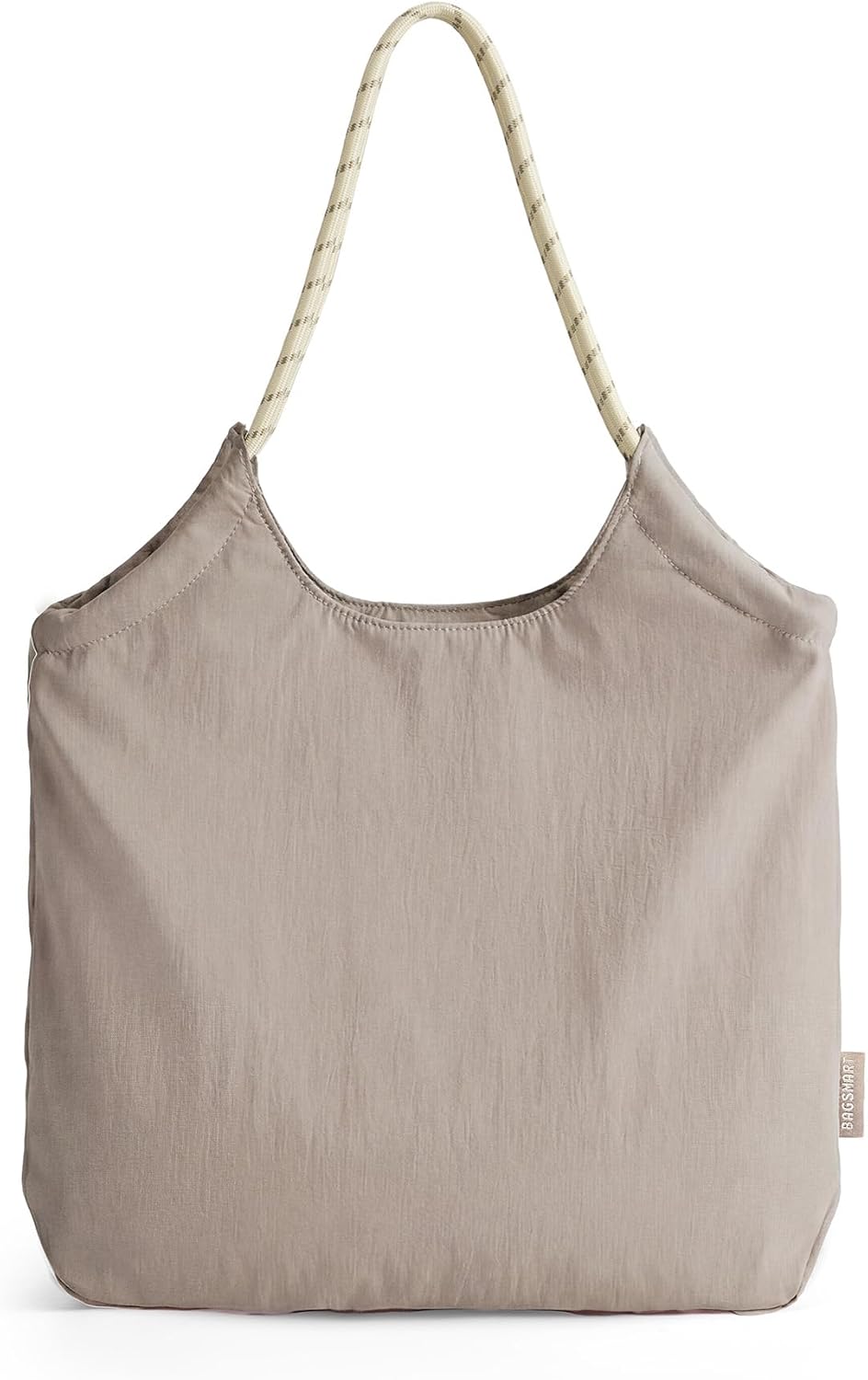 BAGSMART Beach Bags for Women, Beach Tote Bag Beach Bag with Zipper Travel Tote Bag for Women Sandproof Swim Pool Bag | Packable Beach Bag, Beach Essentials, for Travel, Gym, 12.5L Medium Tote, Lightweight, Water-resistant