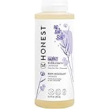 The Honest Company Foaming Bubble Bath | Gentle for Baby | Naturally Derived, Tear-free, Hypoallergenic | Lavender Calm, 12 f