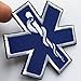 SpaceAuto Star of Life EMT Cross Tactical Morale Patch 2.75