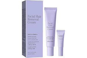 GENERIC Hydrateology Facial Hair Removal Cream, Luuma Facial Hair Removal, Gentle Hairs Removers for Women, Long-Lasting Depilatory Cream for All Skin Types