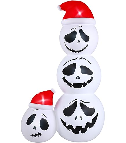 Amazon.com: Gemmy Giant Christmas Inflatable Jack Skellington as