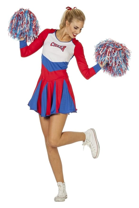 Damen Kostüm Cheerleader Karneval Fasching Gr.42