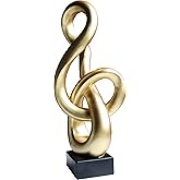 LAIKEARTS 16" Modern Abstract Ribbon Decorative Sculpture, Knot Sculptures,Home Decor,Coffee Table Statues,Dining Living Room