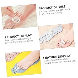 DEARMAMY 3pcs Foot Measuring Device Foot Measurer