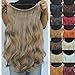 Secret Halo Hair Extensions Flip in Curly Wavy Hair Extension Synthetic Women Hairpieces 20