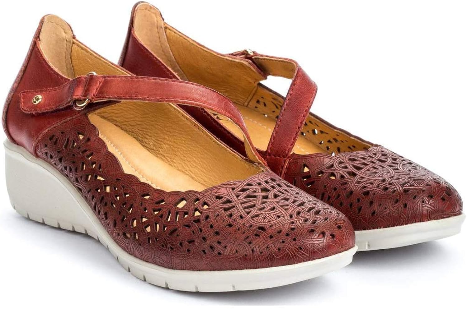 pikolinos red sandals