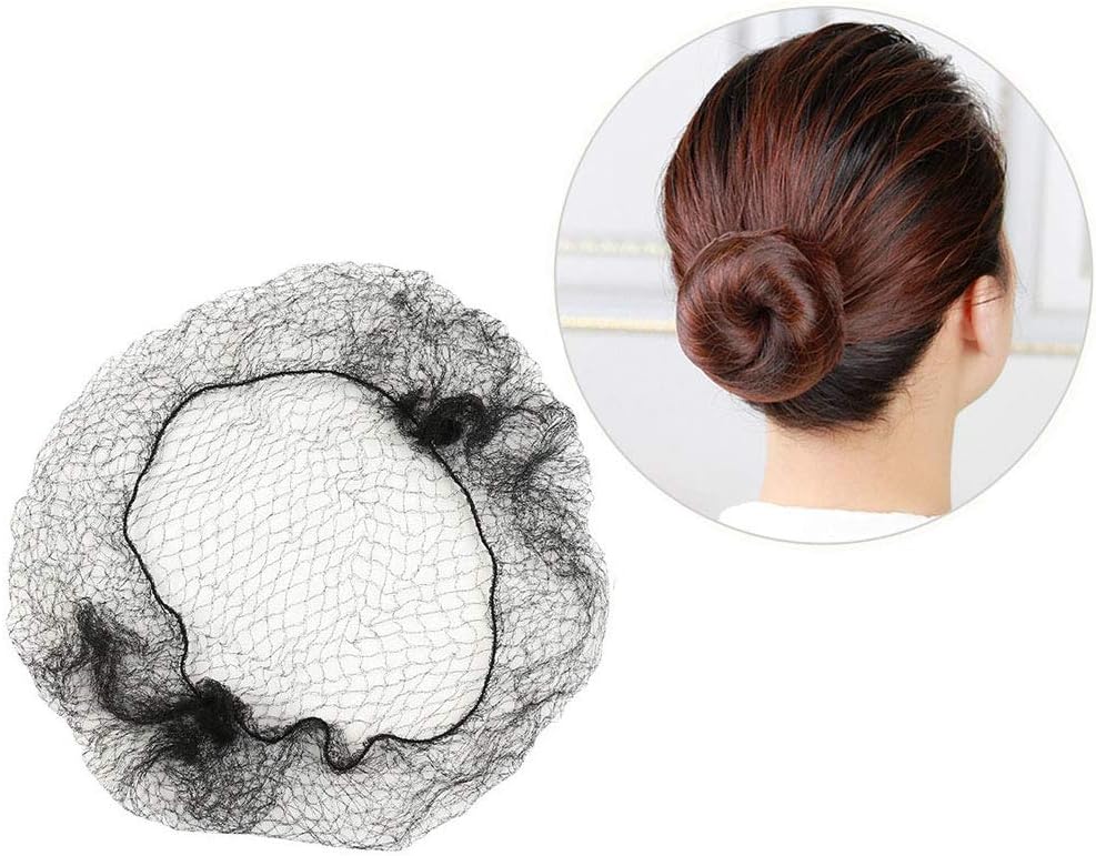 40 Pcs 20 Invisible Hair Nets Elastic Edge Mesh Reusable Bun Hair