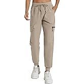XINGPAOZHE Women's Lightweight Cargo Pants with Pockets Stretchy Quick Dry Hiking Pants for Travel Casual Outdoor