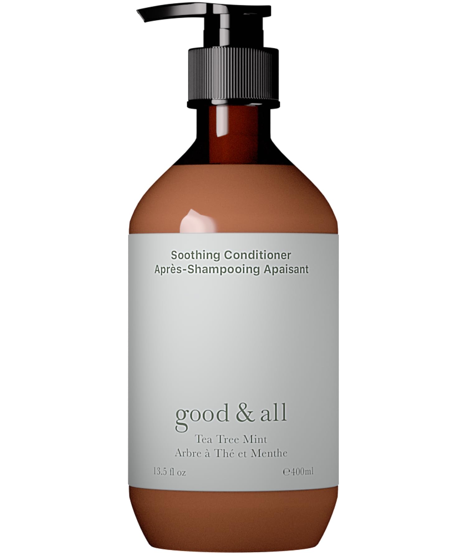 Good&All Tea Tree Conditioner for Dry Itchy Scalp with Peppermint - Sulfate/Sulphate, Silicone, Paraben, Fragrance Free - Anti Frizz - 400ml