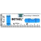 BETHEL Small Level Mini Bubble 90&deg;/180&deg;SpiritLevel,Magnetic 2.95 Inch Shatterproof Cross Check Pocket Level Picture HangingLevels Tools for Machinist,Construction &amp; Household