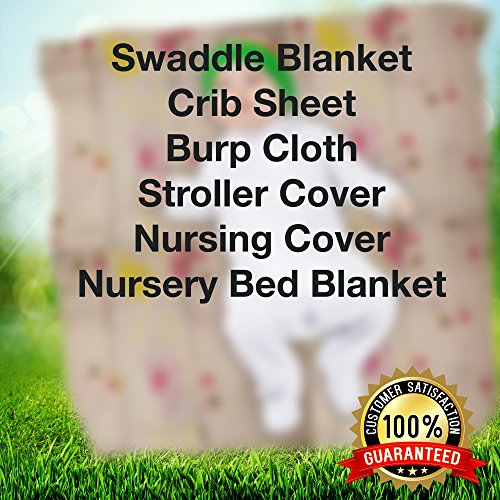 image for CuddleMe MUSLIN SWADDLE BLANKET FOR BABIES - Large Baby Muslin Swaddle