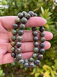 Dragons Blood Jasper Crystal Bead Bracelet