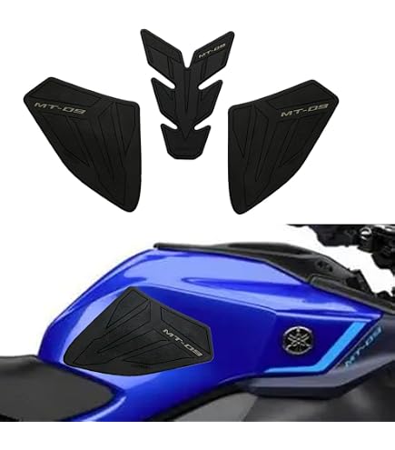 Protège-réservoir En Résine 3D Pour Yamaha MT-10 - Effet Relief, Anti-rayures, Résistant Aux UV, Bleu