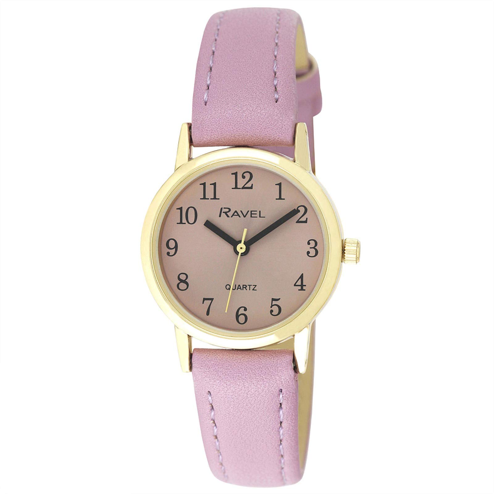 Ravel Ladies Round Matching Purple Dial Watch With Purple Strap R0137.27.2