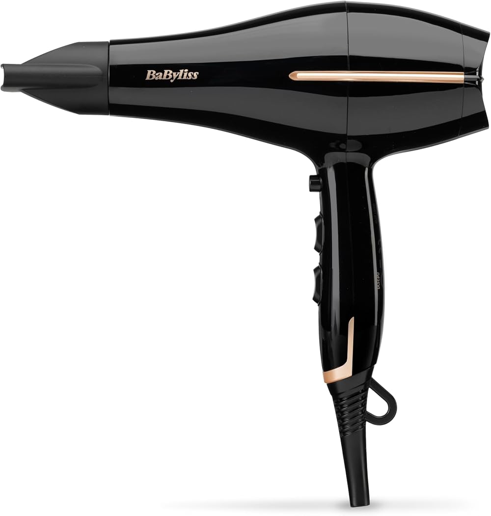 BaByliss Salon Pro Hair Dryer 2200W AC Motor Ionic Frizz-Control 3 heat 2 speed