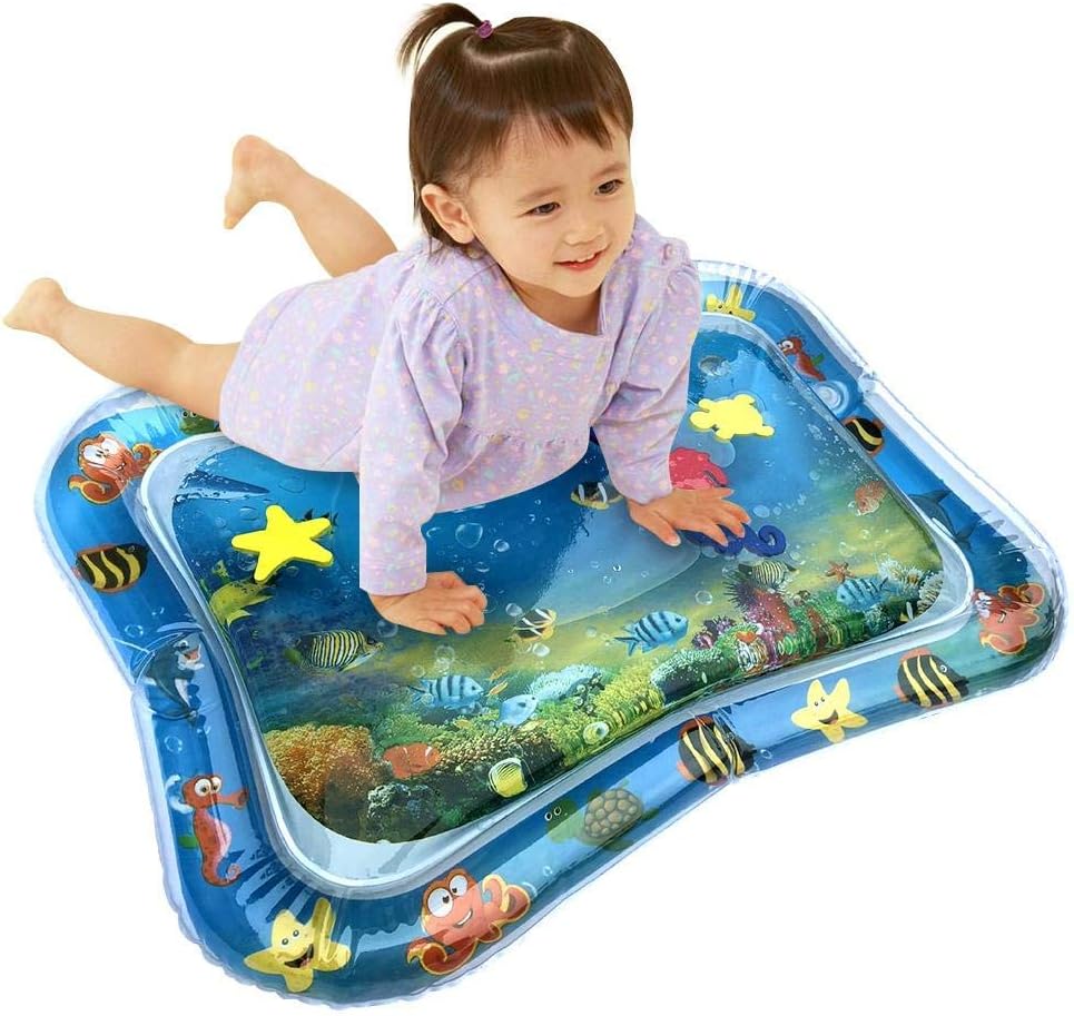 Tapis De Jeu En Pvc Impermeable 66x50cm Tapis Deau Gonflable Pour Bebe Et Enfant Cspone Comme Centre Dactivites Amusant Pour Stimuler La Croissance De Votre Bebe Tapis De Jeux Et D Eveil Bebe
