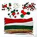 Christmas Themed Craft Kit – Pompoms, Pipe Cleaners, Googly Eyes in Acrylic and Tinsel Christmas Colours – 312 Pieces