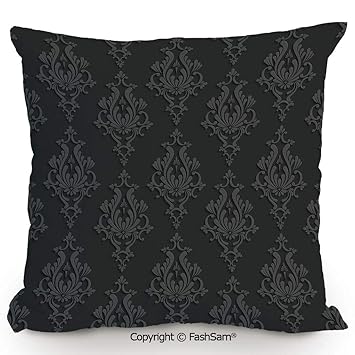Amazon Com Throw Pillow Covers Antique Damask Pattern In 3d Style