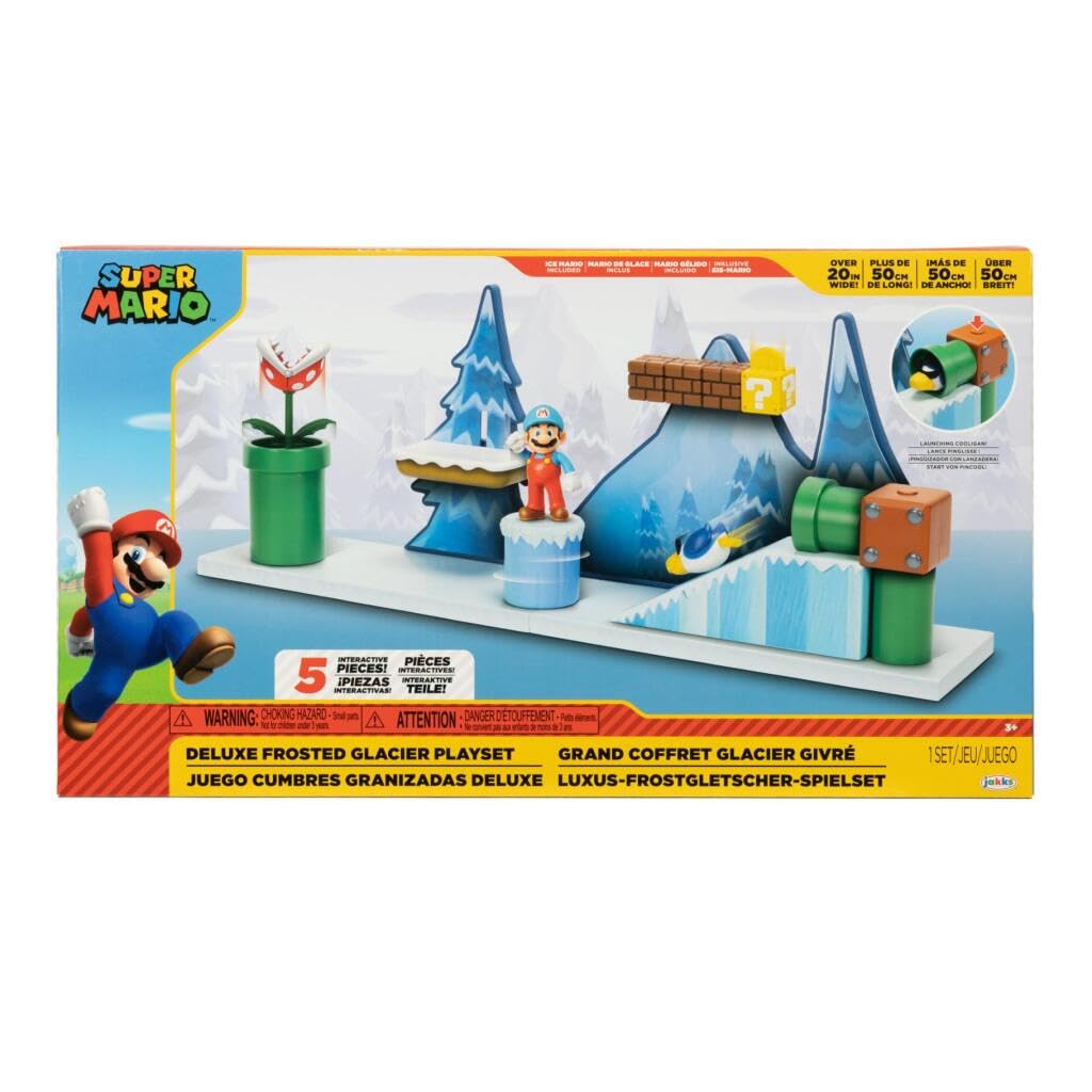 Playset Cumbres Granizadas Deluxe Super Mario Bros