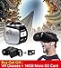 Campark Sports Camera 360 Panoramic VR Action Camera 3D Waterproof WIFI 16GB Micro SD Card and VR Glasses Included