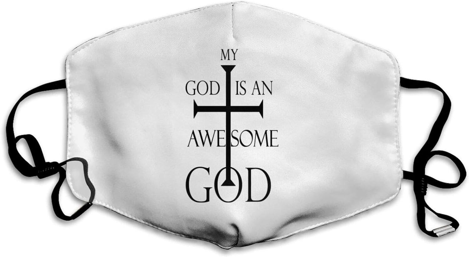 My God is an Awesome God Christian Religious Face Mask for Men Women