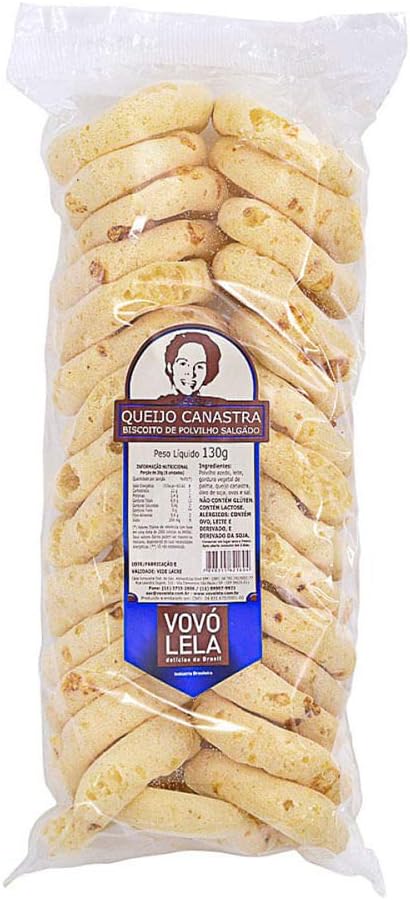 Biscoito De Polvilho Queijo Canastra Vovó Lela 130g