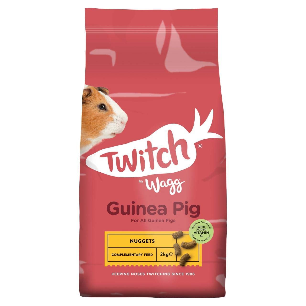 Wagg Twitch Guinea Pig Nuggets, 2kg