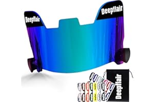 Deepflair Football Helmet VisorFootball Helmet Visor Impact Resistant Visor for Youth&Adult Football Gear
