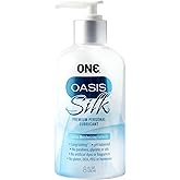 ONE Oasis Silk | Premium Personal Hybrid Lubricant | Gentle, Easy to Clean, Longer-Lasting Formula | Non-Sticky, Silky, and Ultra Hydrating | 8oz. Pump Bottle, Bundle of 3