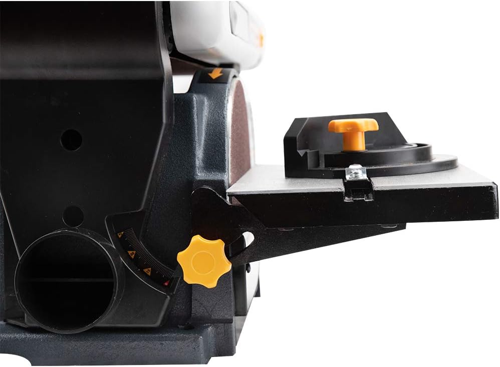 POWERTEC BD4600 Belt Disc Sander For Woodworking | 4 In. x 36 in. Belt Sander with 6 In. Sanding Disc - - 
