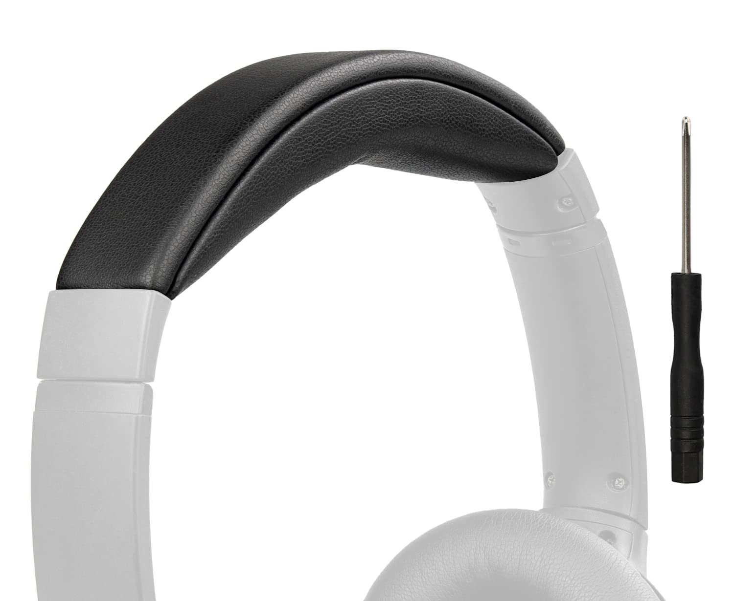 SOULWIT Headband Cover for Bose QuietComfort 25(QC25) Headphones, Replacement Headstrap Pad Repair Part - Black
