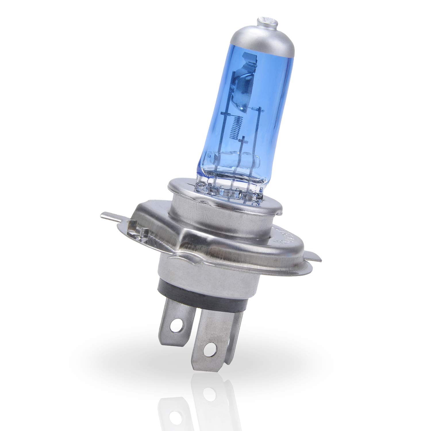 2Pcs Ampoules H4 12V 100W 6000K Xenon Halogène Blanc Lumière Ampoules