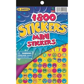Eureka Mini Stickers for Teachers and Kids, 1800 pcs