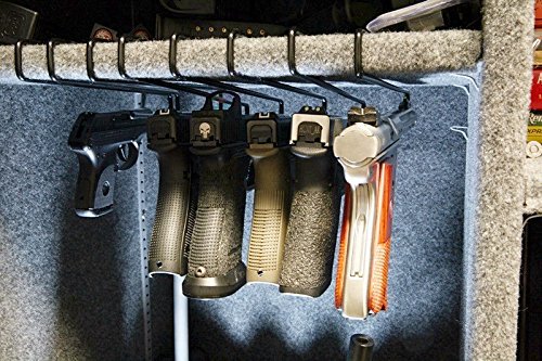 Safety Solutions for Gun Storage Pack of 5 Original Pistol Handgun Hangers (Hand Made in USA) (5 Hangers) - Thumbnail 5