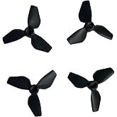 4-Piece Drone Propeller Set for DJI NEO, Quick-Release Low-Noise Replacement Blades, Black