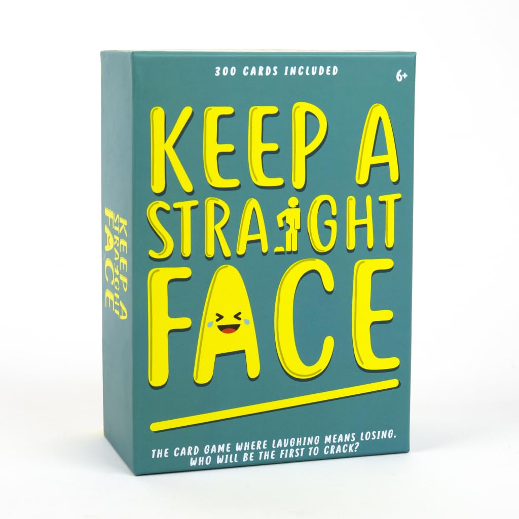 Gift Republic GR670009 Keep A Straight Face, Multicolor, 12.2 x 6.6 x 17.3 cm