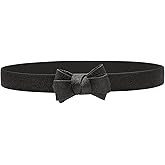 YooAi Womens Belts for Dress Skinny Thin Bow Decor Elastic Belt for Women Wasit