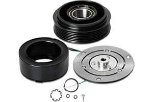 Kessocco 1set AC Compressor Clutch Kit 1630 38800PLMA021M2 Air Conditioning Compressor Clutch Kit Replacement for 2001-2005 Honda Civic 4 CYL 1.7L Pulley Bearing Coil